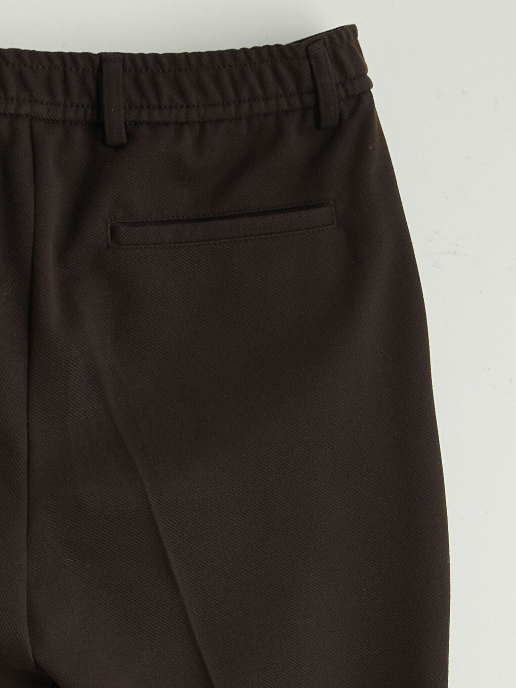 Standard Fit Twill Men's Trousers-6