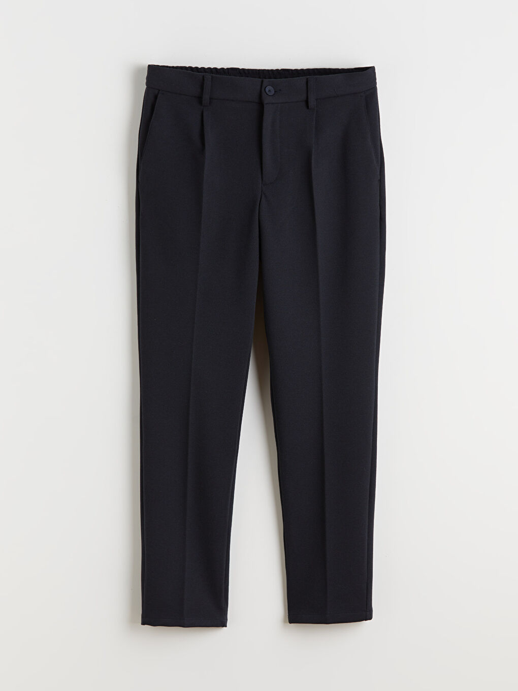 Lacivert Standart Kalıp Gabardin Erkek Pantolon-4