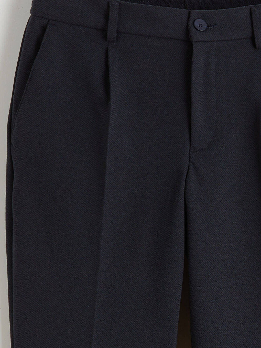 Lacivert Standart Kalıp Gabardin Erkek Pantolon-5