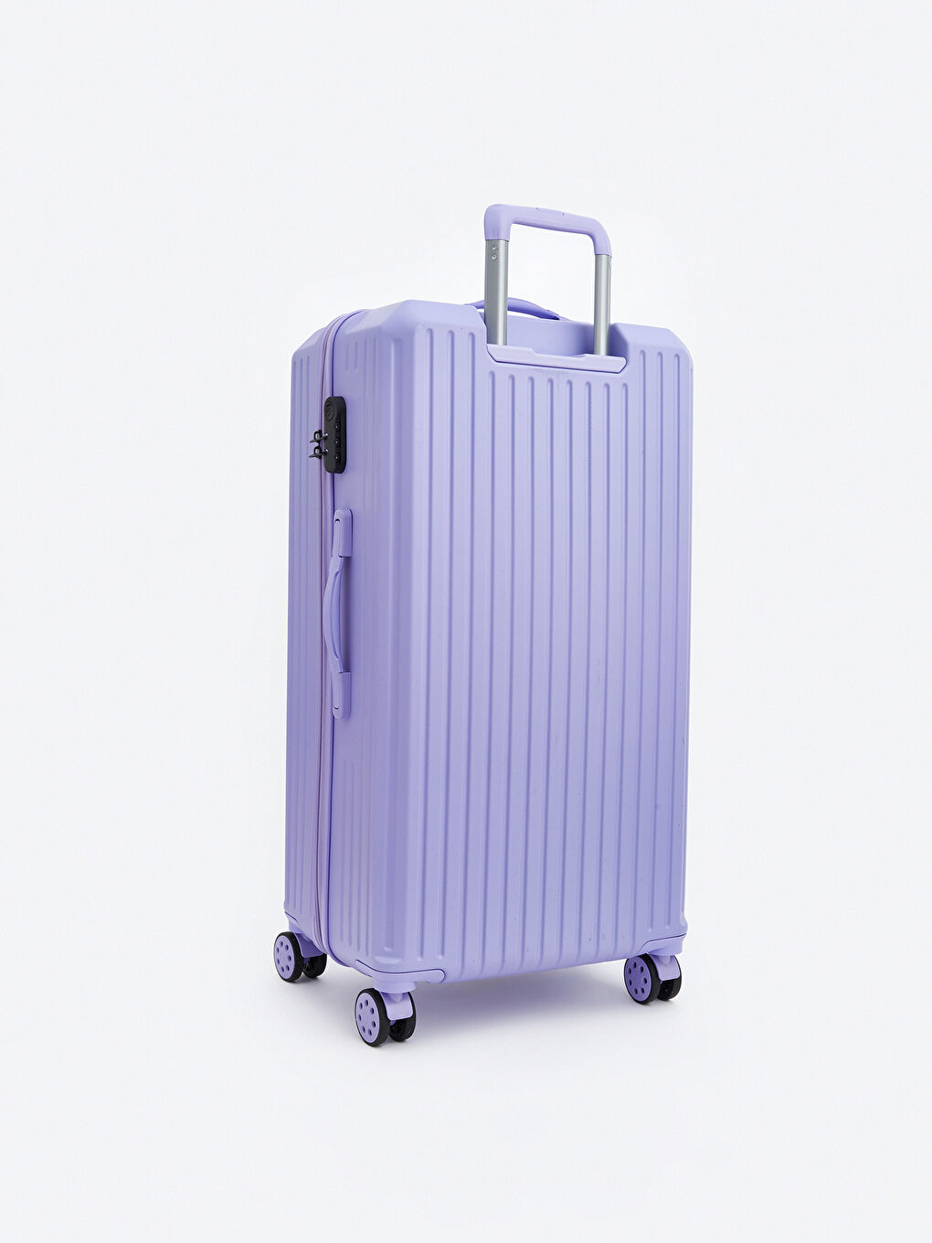 Lock Detailed Medium Size Suitcase-1