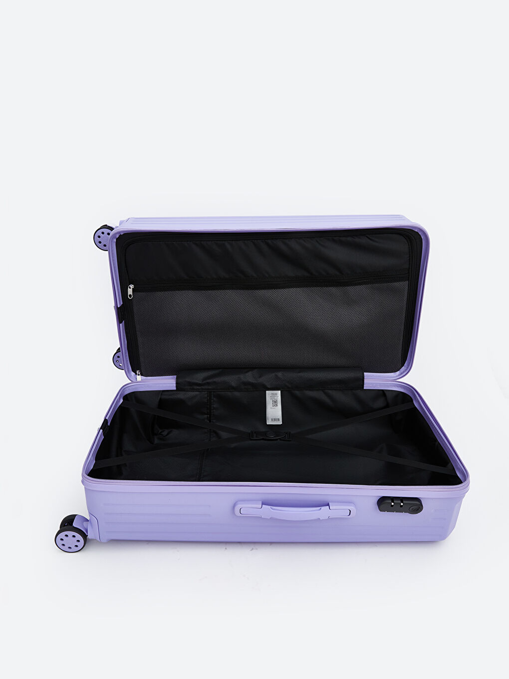 Lock Detailed Medium Size Suitcase-2