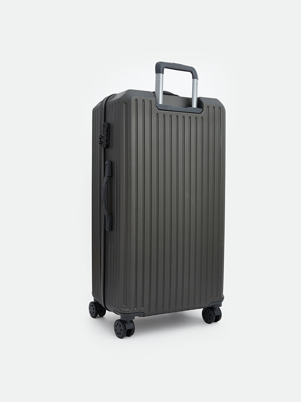 Lock Detailed Medium Size Suitcase-1
