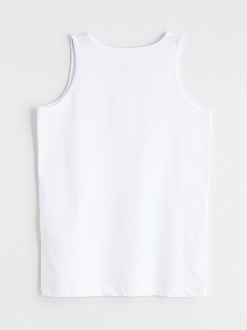 Beyaz Bisiklet Yaka Erkek Çocuk Atlet 2'li-3