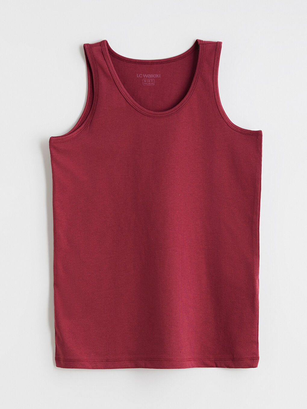 Beyaz Bisiklet Yaka Erkek Çocuk Atlet 2'li-4