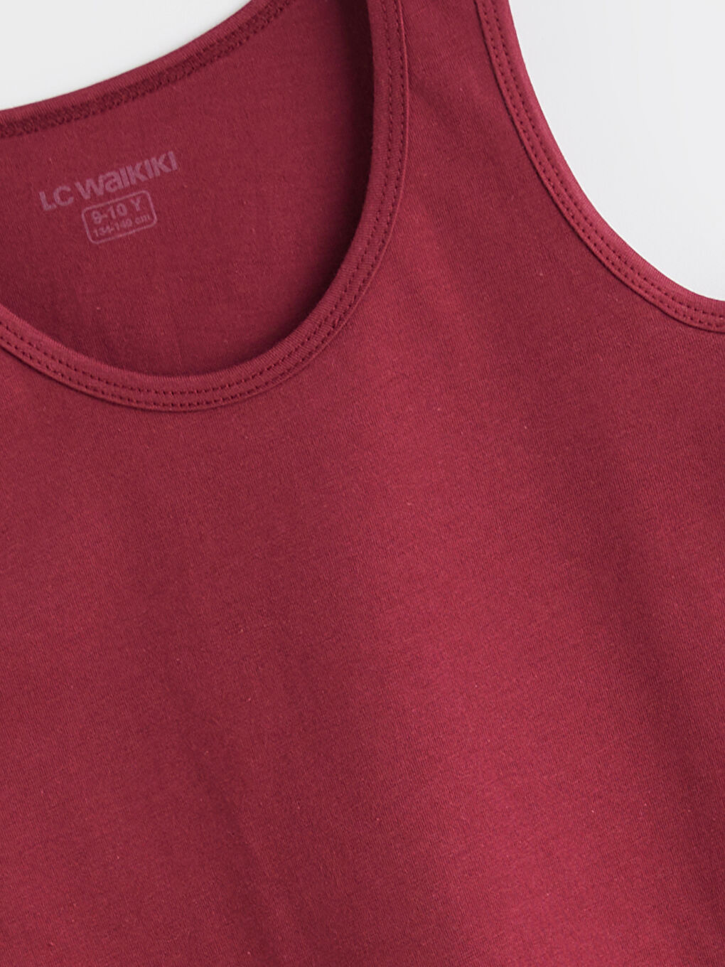 Beyaz Bisiklet Yaka Erkek Çocuk Atlet 2'li-5