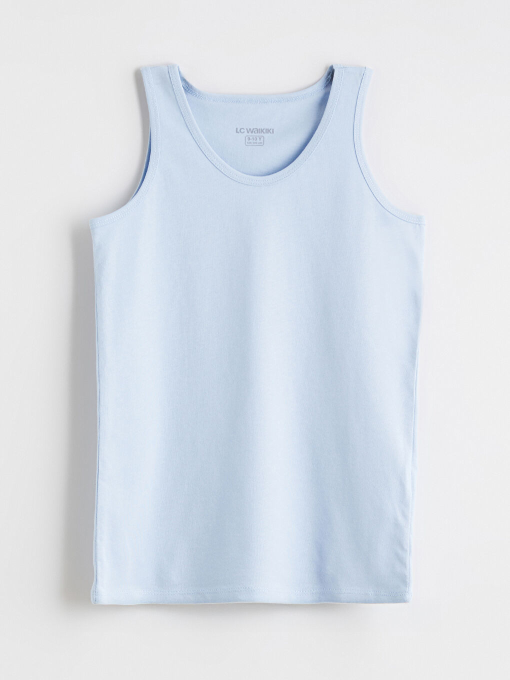 Mavi Bisiklet Yaka Erkek Çocuk Atlet