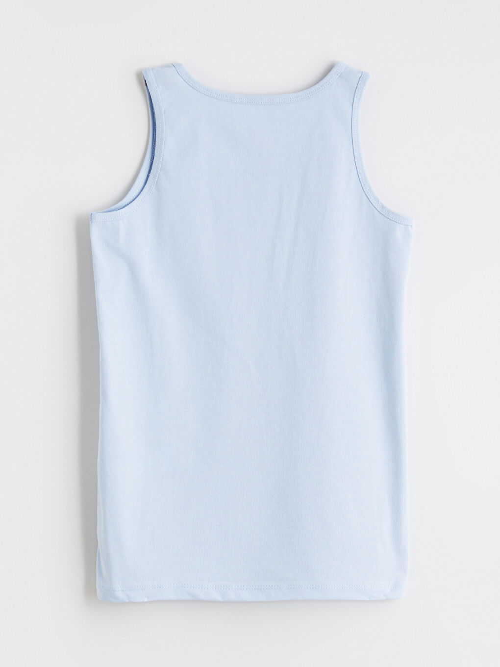 Mavi Bisiklet Yaka Erkek Çocuk Atlet-1