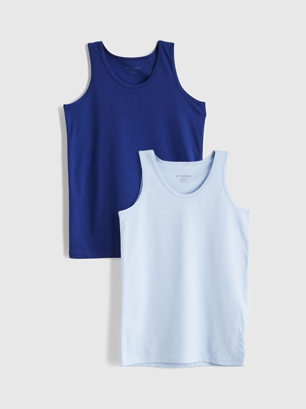 Lacivert Bisiklet Yaka Erkek Çocuk Atlet 2'li-4