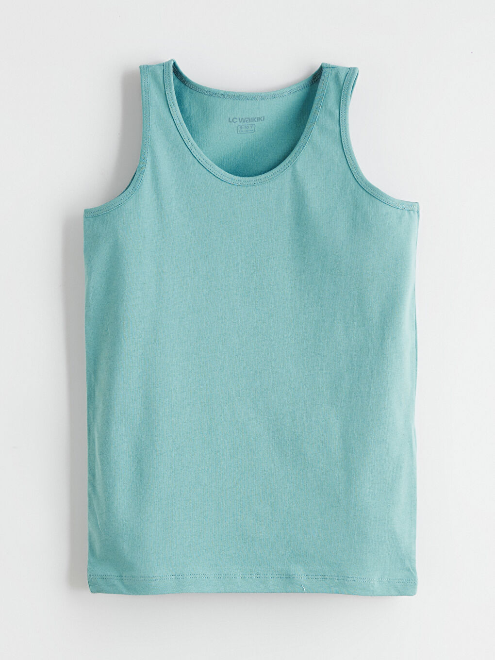 Turkuaz Bisiklet Yaka Erkek Çocuk Atlet