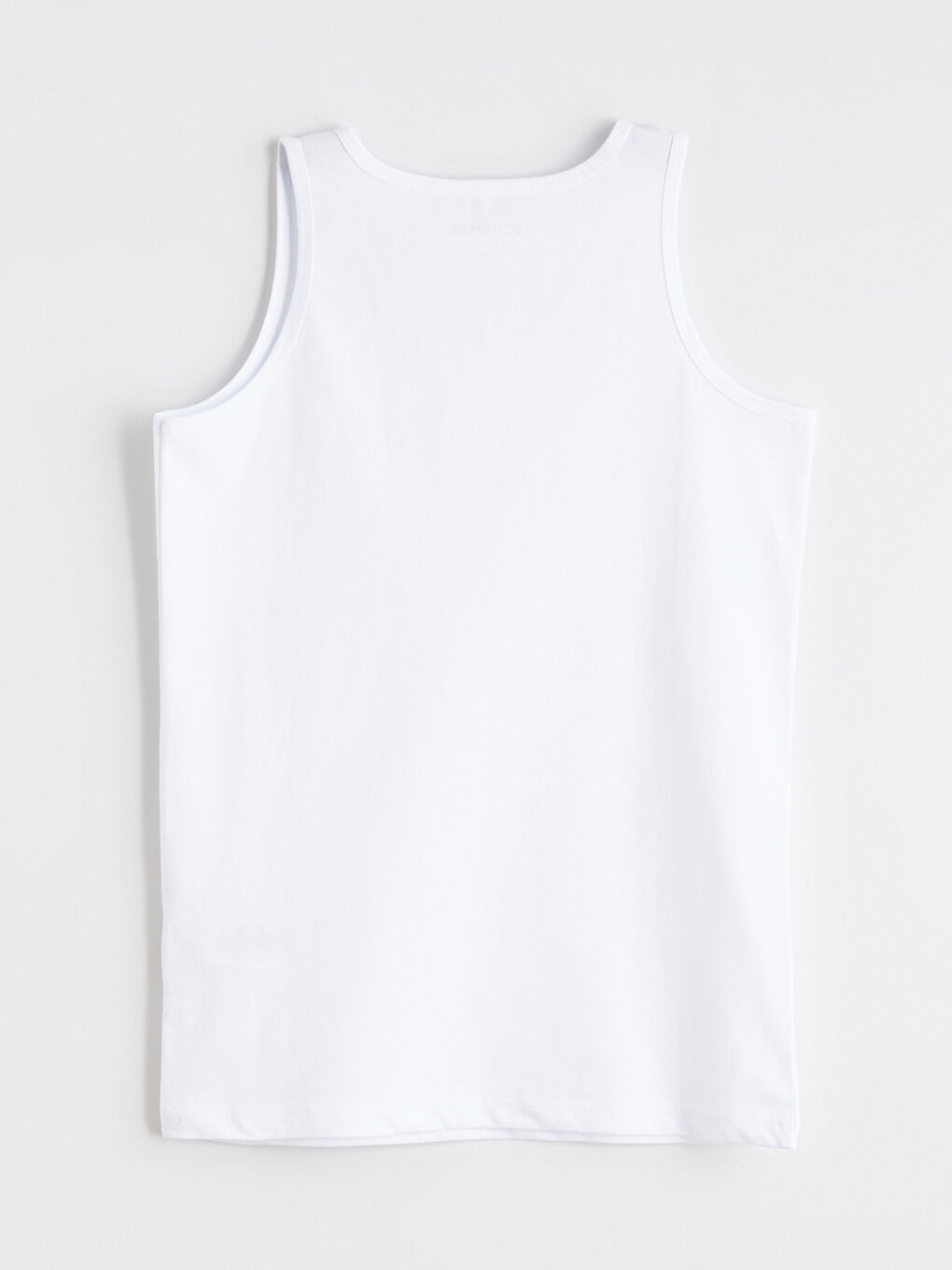 Beyaz Bisiklet Yaka Erkek Çocuk Atlet 2'li-10