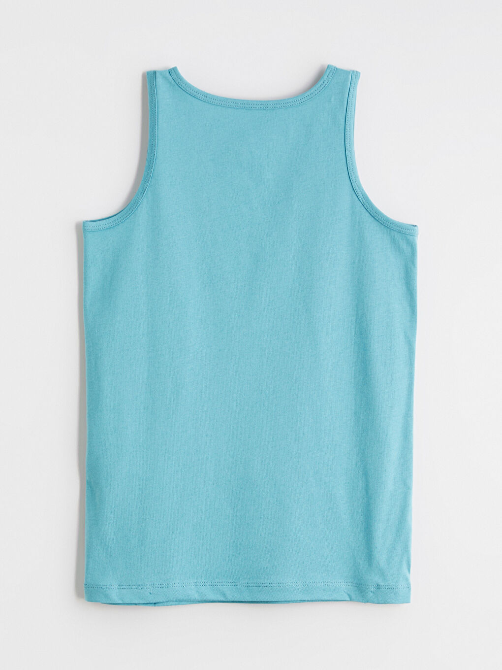 Turkuaz Bisiklet Yaka Erkek Çocuk Atlet-1