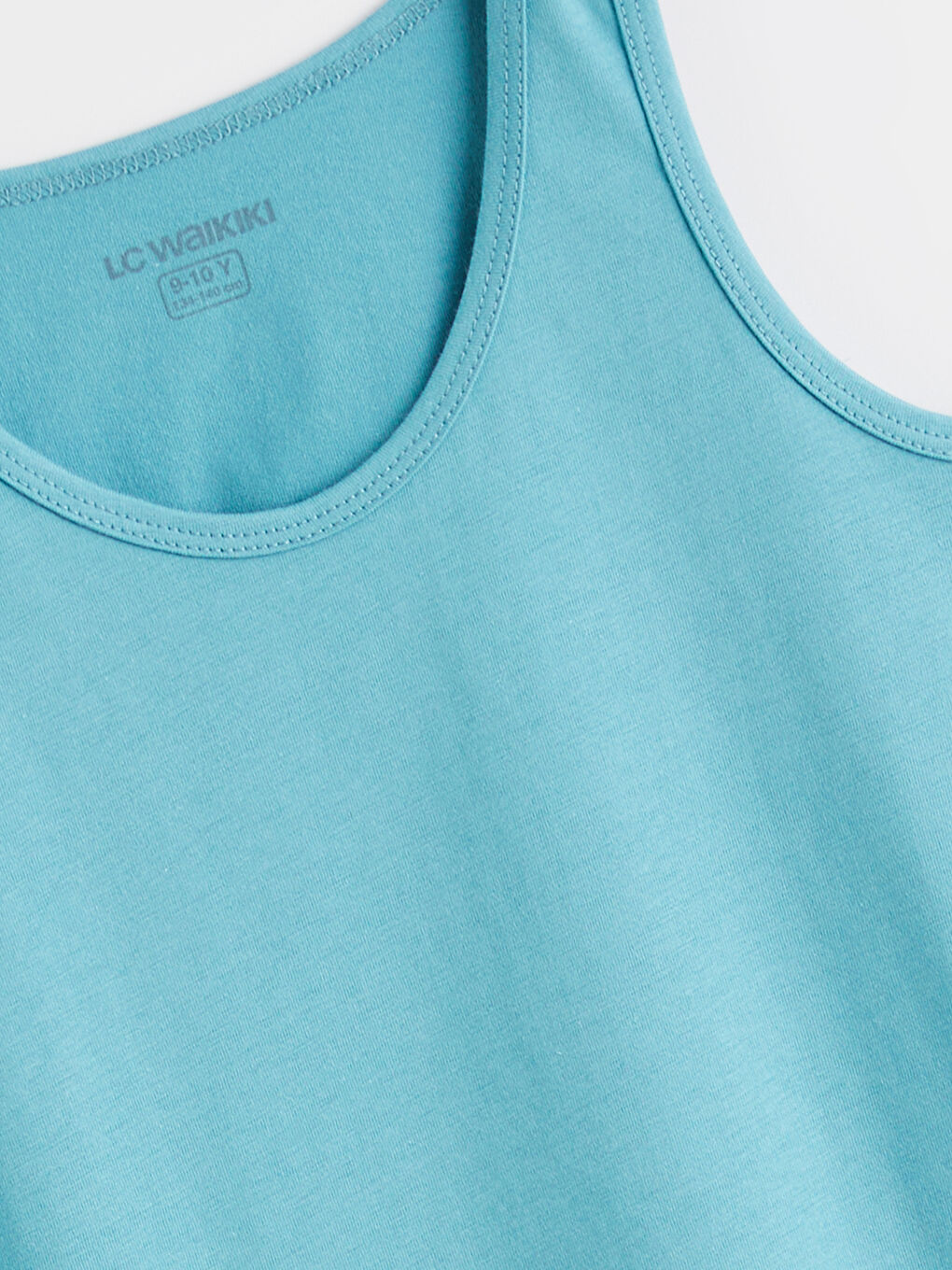 Turkuaz Bisiklet Yaka Erkek Çocuk Atlet-2