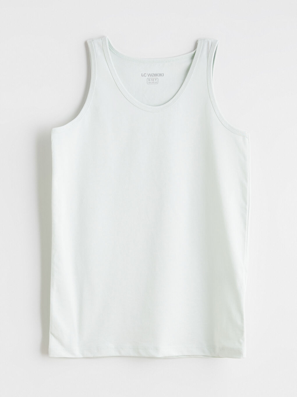 Gri Bisiklet Yaka Erkek Çocuk Atlet 2'li-1