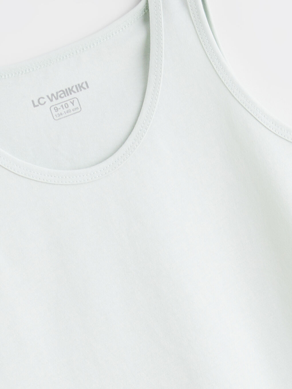 Gri Bisiklet Yaka Erkek Çocuk Atlet 2'li-2