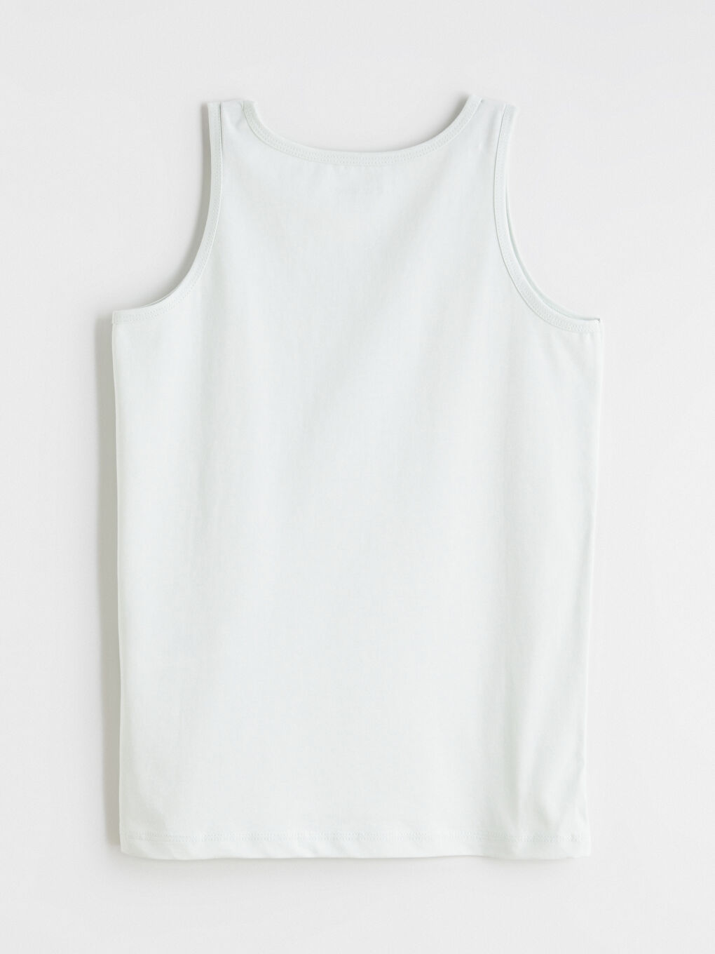 Gri Bisiklet Yaka Erkek Çocuk Atlet 2'li-3