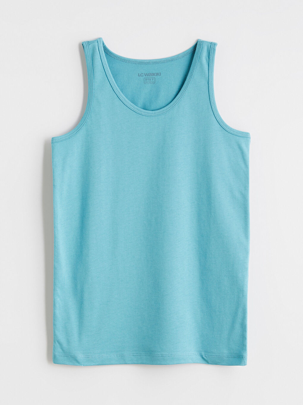 Gri Bisiklet Yaka Erkek Çocuk Atlet 2'li-4