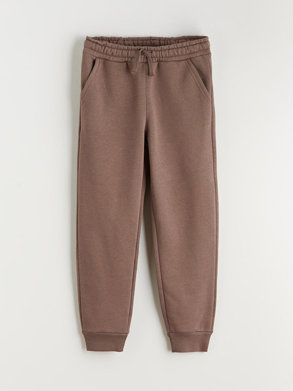 Kahverengi Beli Lastikli Erkek Çocuk Jogger Eşofman Altı