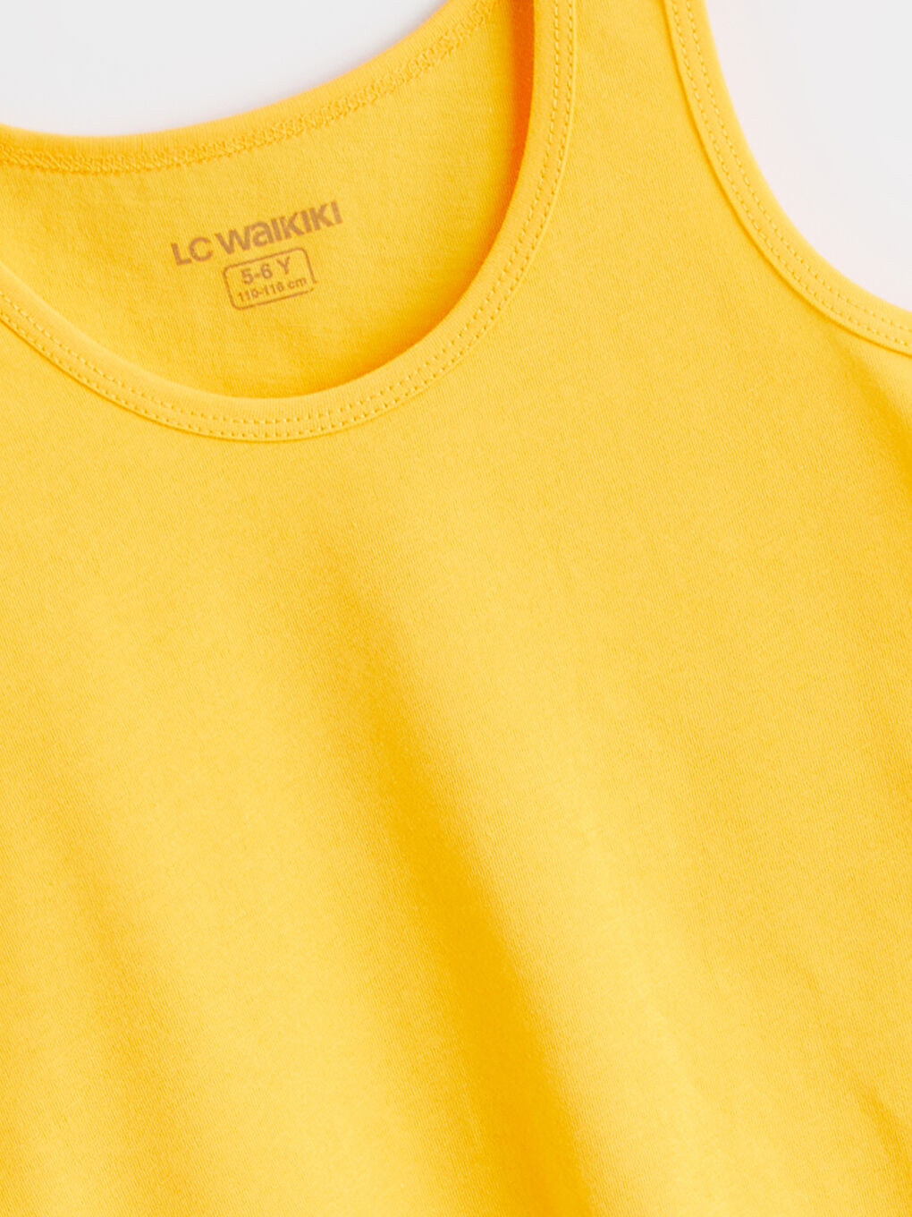 Ekru Bisiklet Yaka Erkek Çocuk Atlet 2'li-5