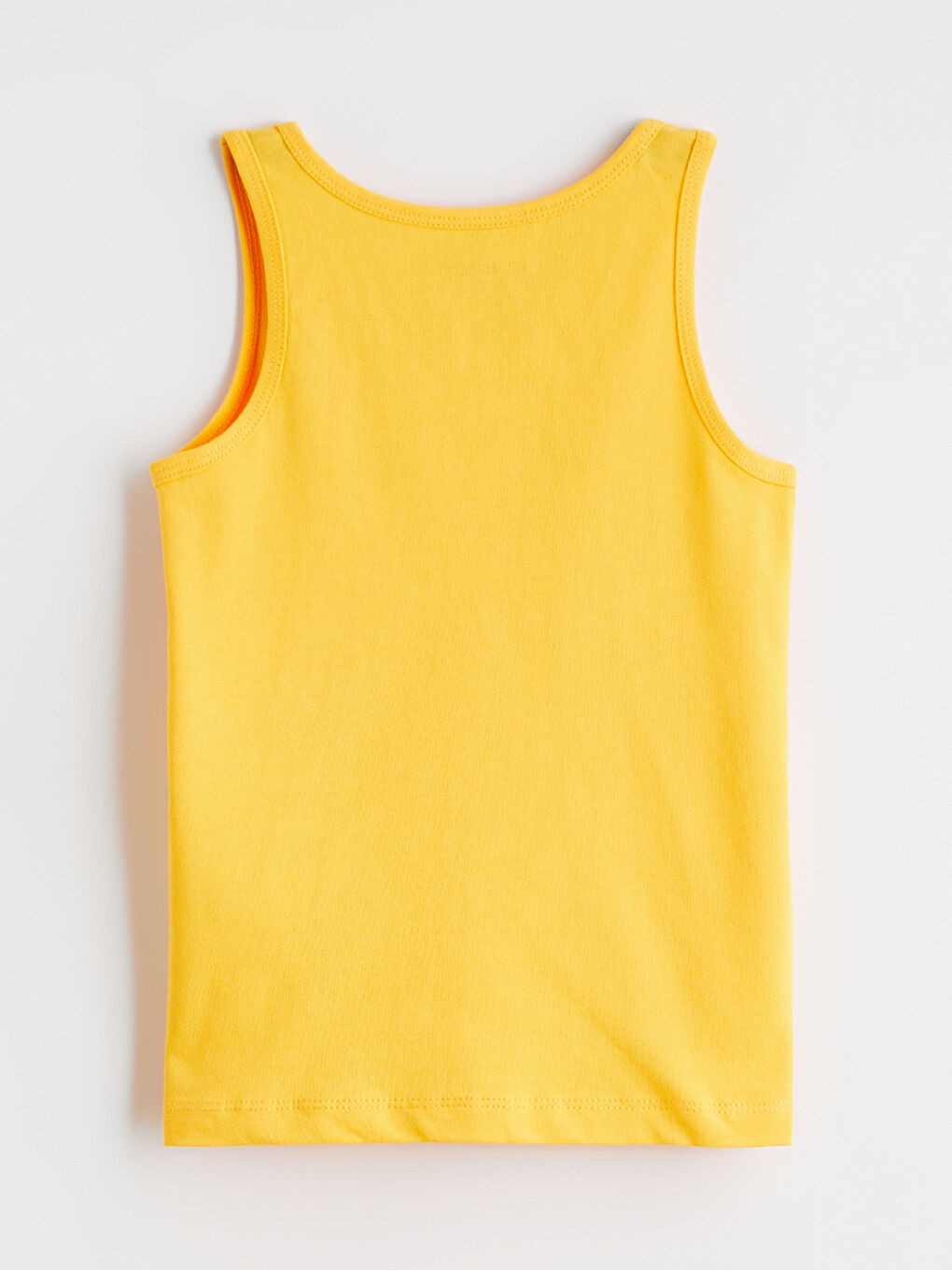 Ekru Bisiklet Yaka Erkek Çocuk Atlet 2'li-6