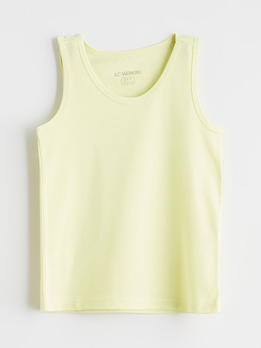 Mavi Bisiklet Yaka Erkek Çocuk Atlet 2'li-1