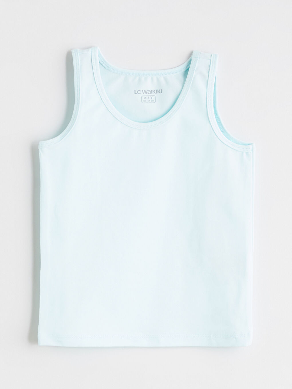 Mavi Bisiklet Yaka Erkek Çocuk Atlet 2'li-4