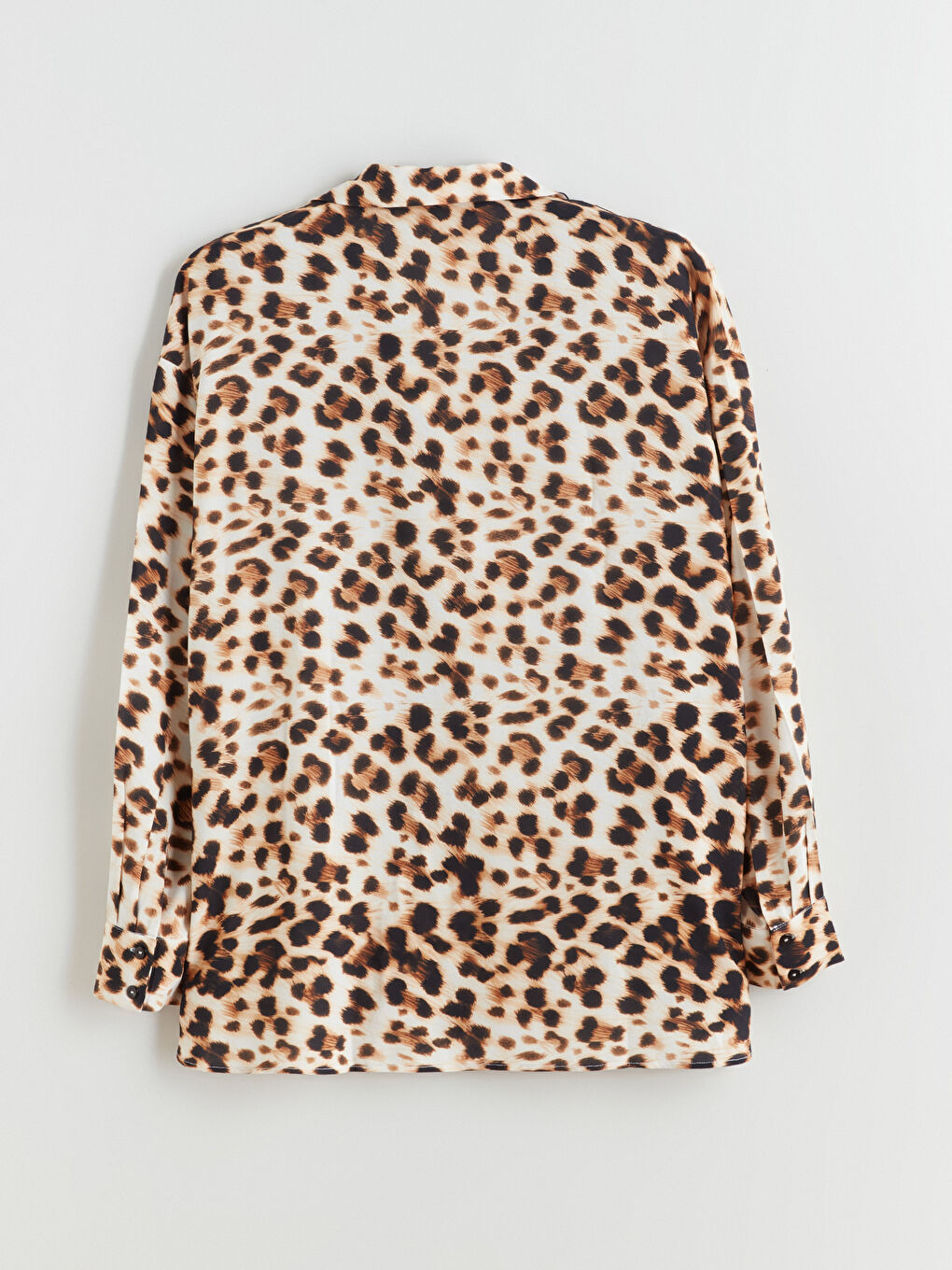 Leopard Print Oversize Women's Shirt-2