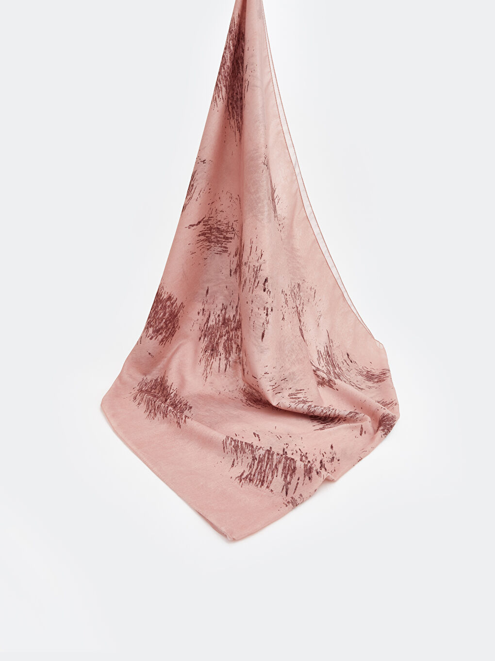 Pembe Desenli Kadın Şal