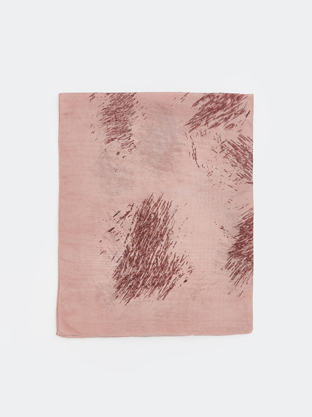 Pembe Desenli Kadın Şal-1
