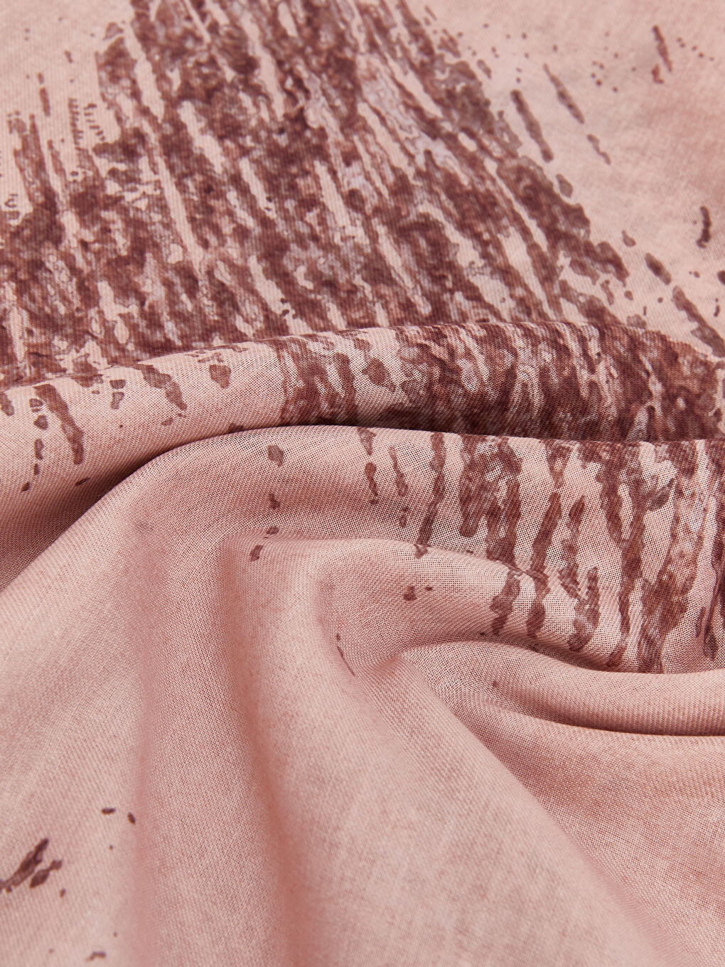 Pembe Desenli Kadın Şal-2