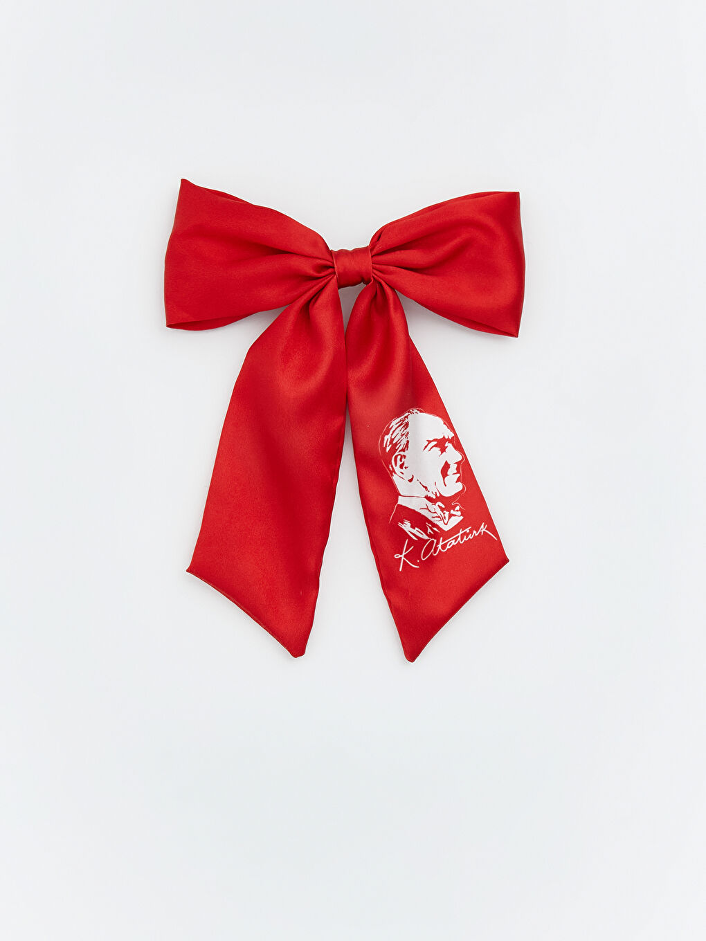 Karışık Atatürk Baskılı Kız Çocuk Fiyonk Toka