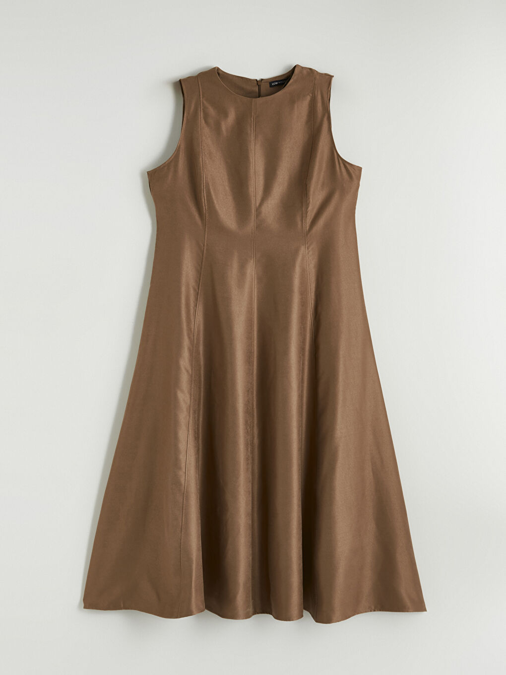 فستان بني امرأة-9