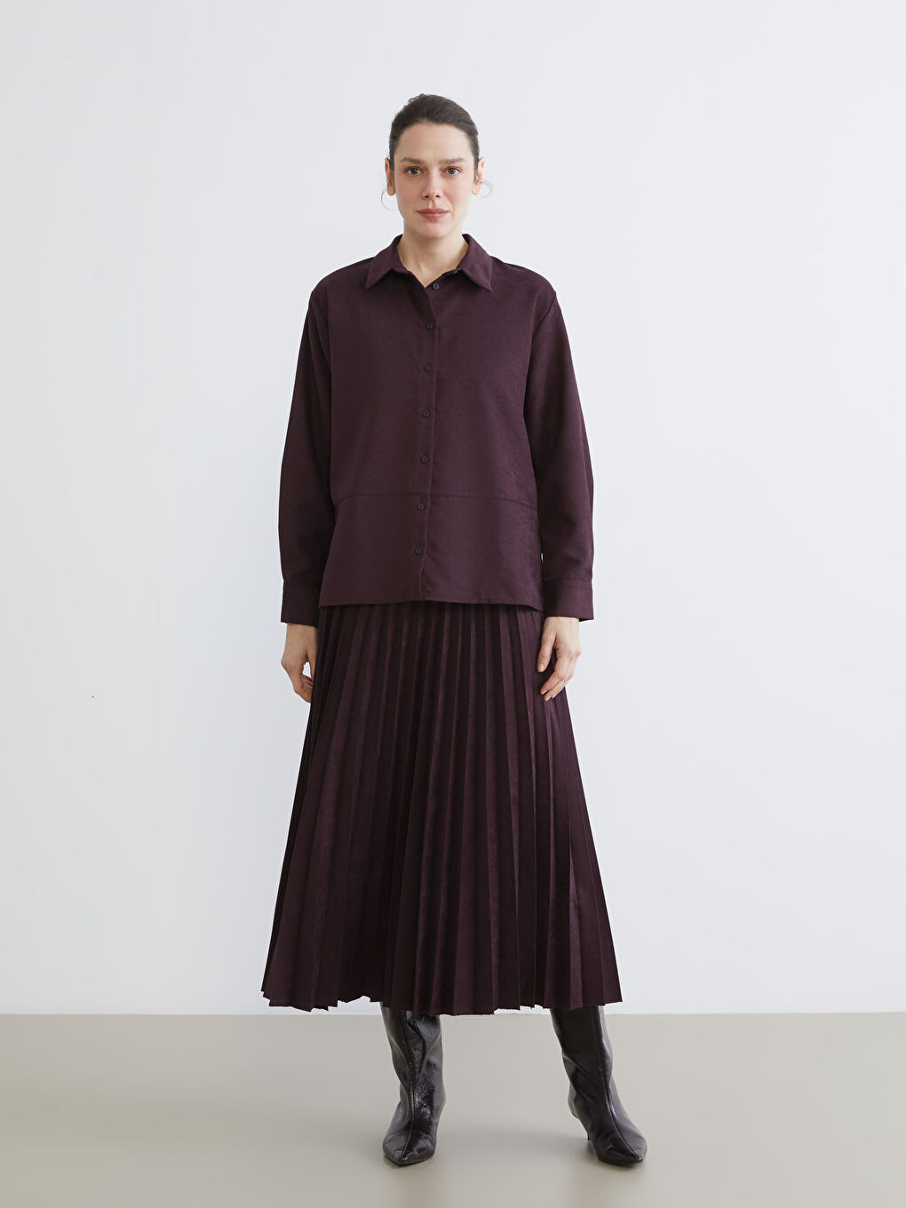 Ženska košulja opuštenog kroja-1