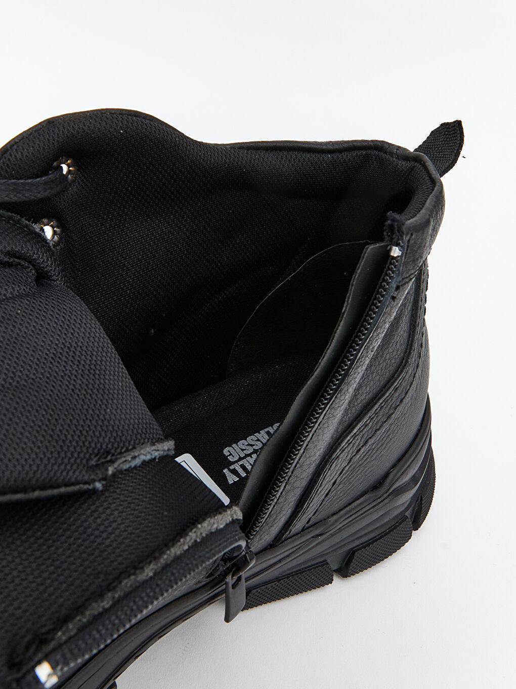 Siyah Hakiki Deri  Erkek Bot-5