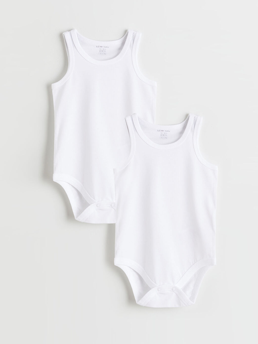 Ekru Basic Erkek Bebek Çıtçıtlı Body 2'li