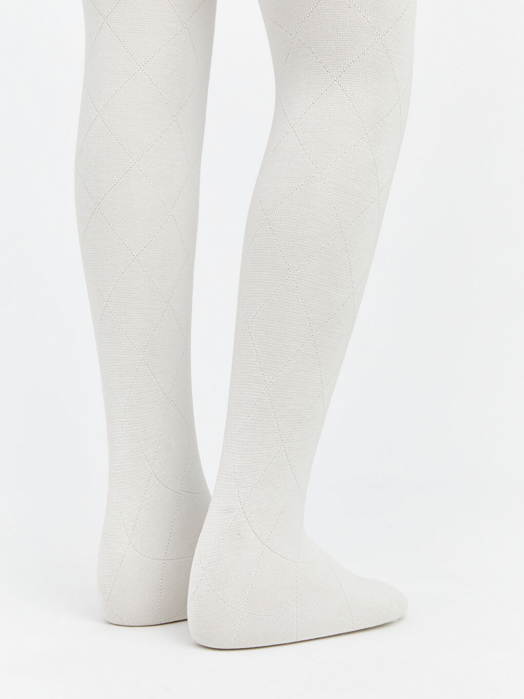 Patterned Girls' Tights 2 Pack-4