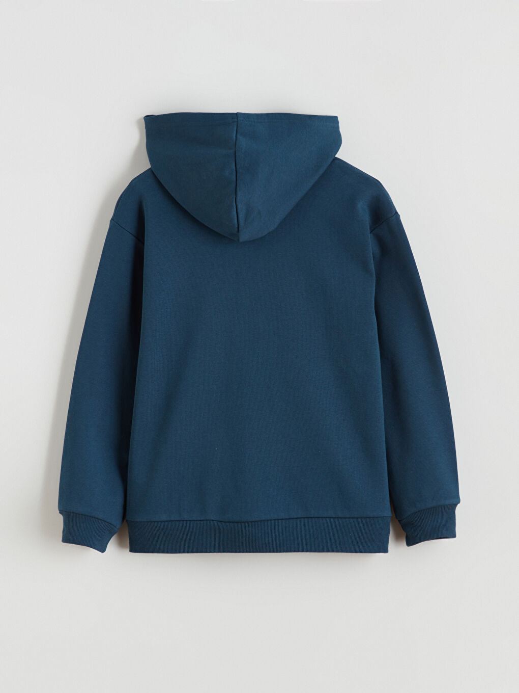 Hooded Boys' Thick Zip-Up Sweatshirt-2