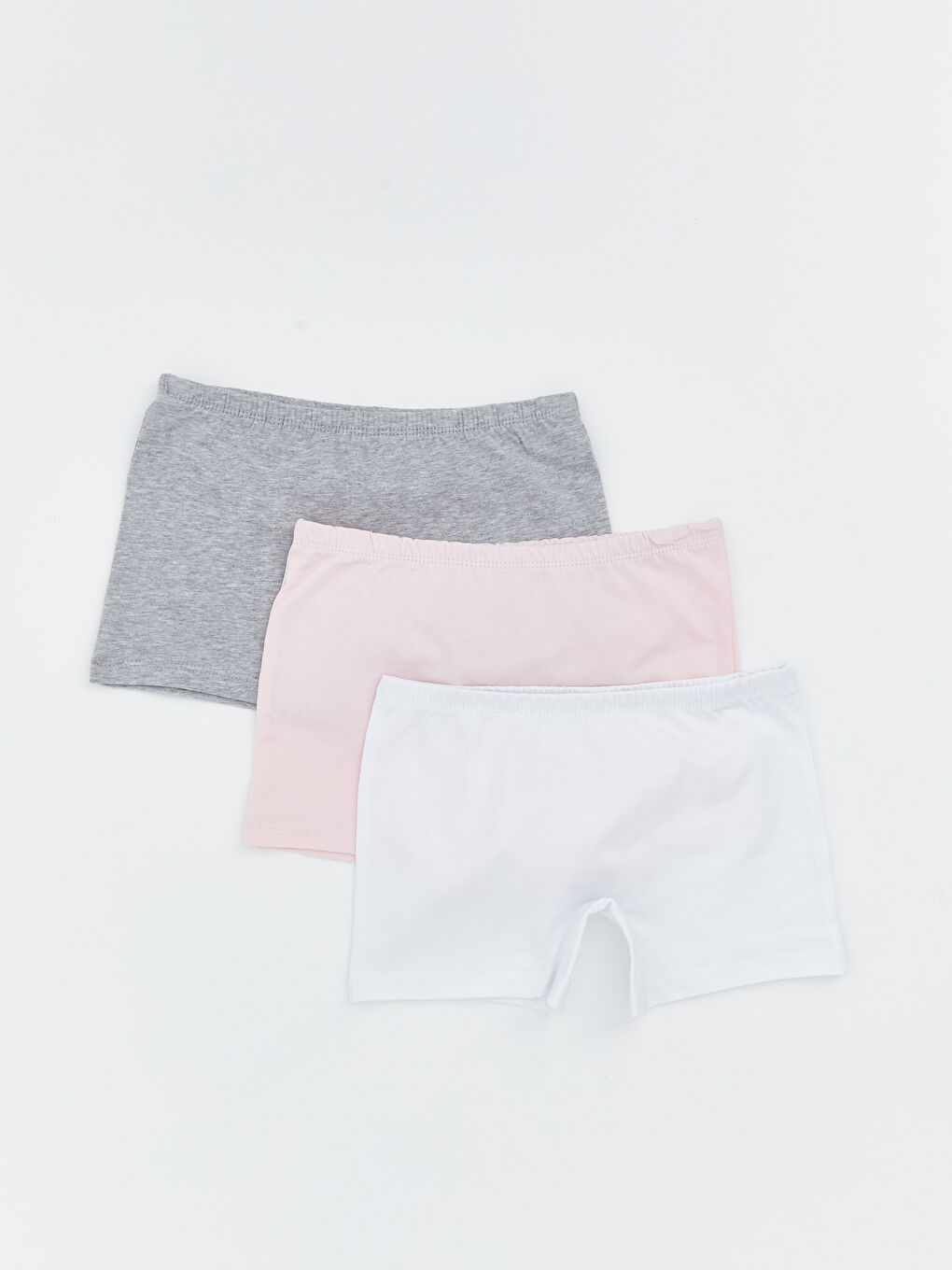 Pembe Basic Kız Çocuk Boxer 3'lü