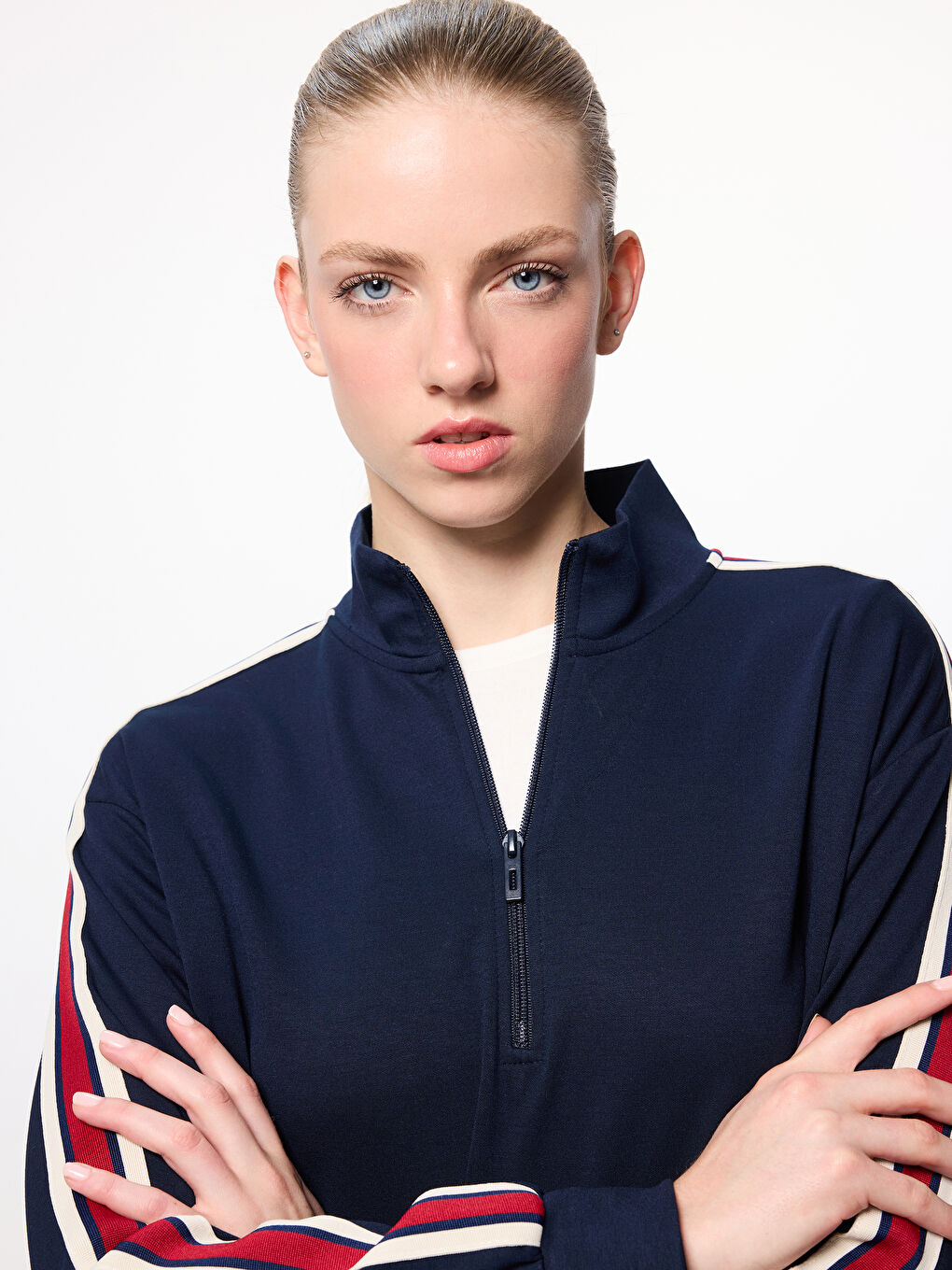 Woman NAVY Sweatshirt-2