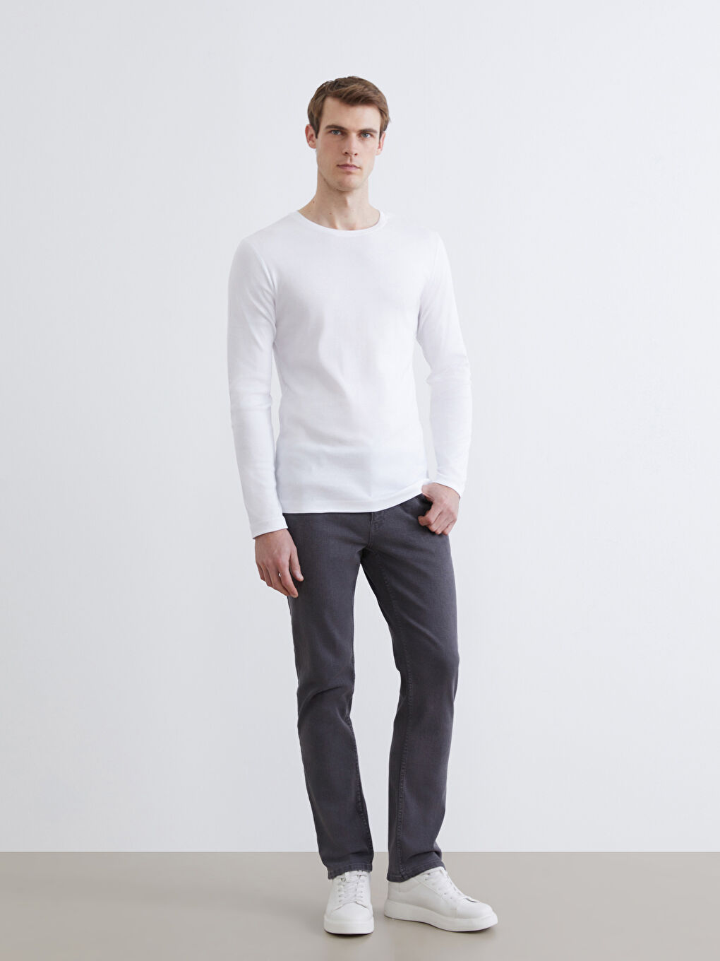 Gri 779 Regular Fit Erkek Jean Pantolon