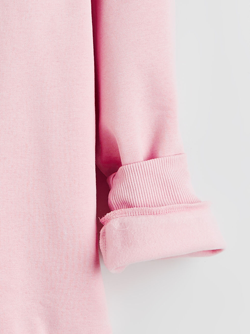 Pembe Hello Kitty Baskılı Oversize Kadın Kalın Sweatshirt-5