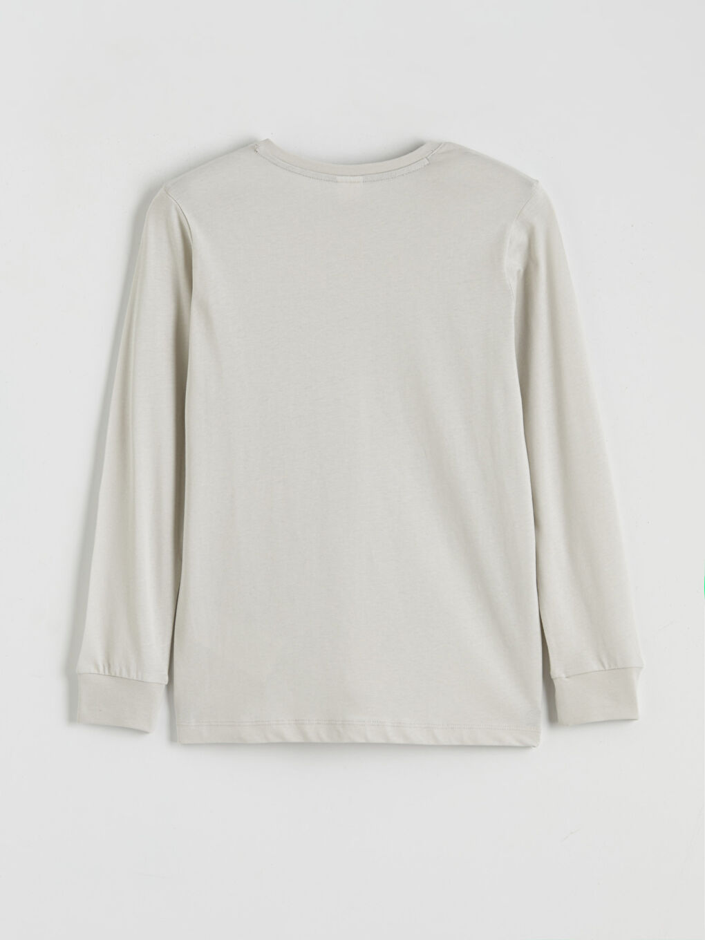 Gri Bisiklet Yaka Erkek Çocuk Pijama Takımı-2