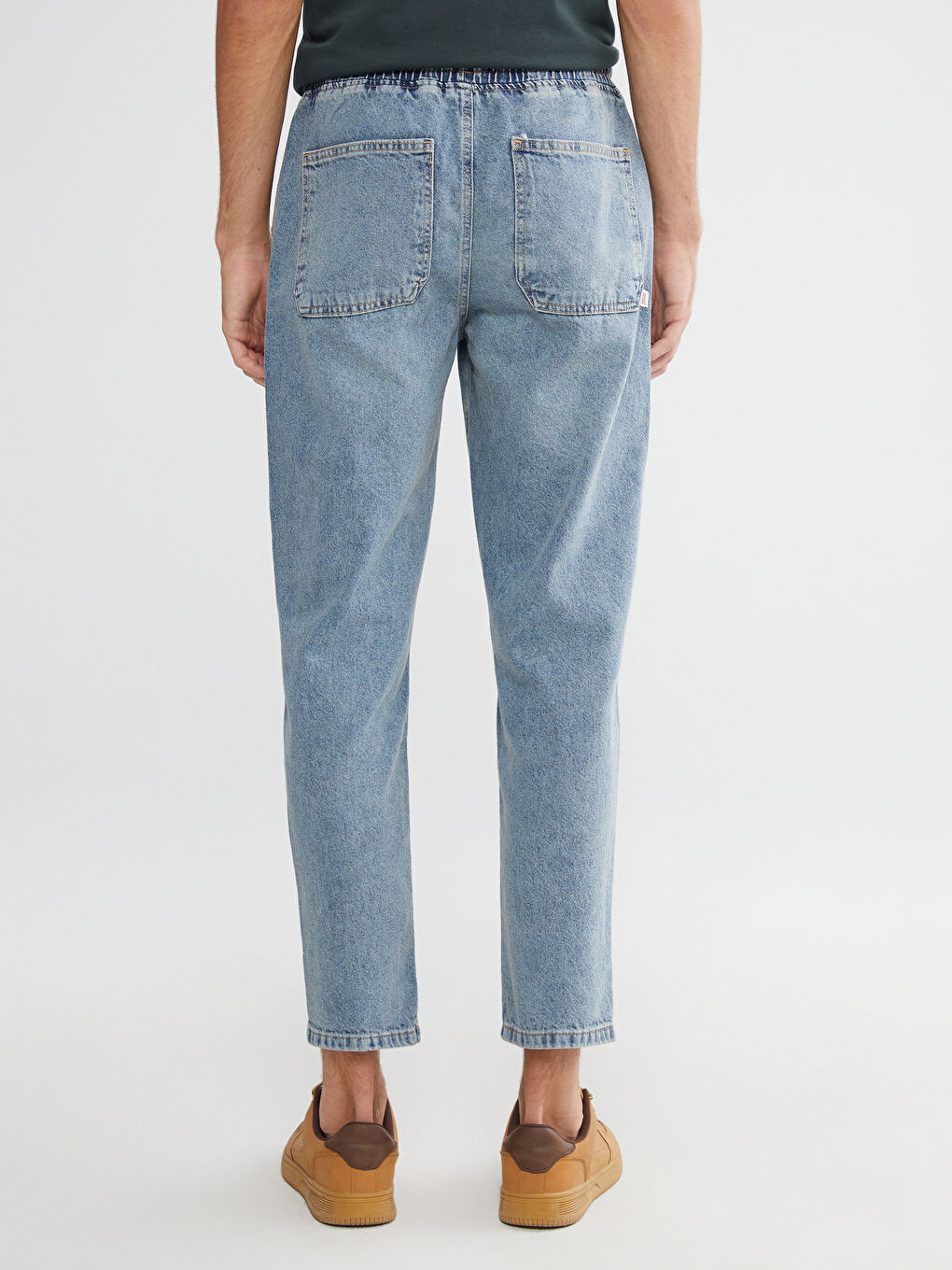 İndigo Straight Fit Erkek Jean Pantolon-3