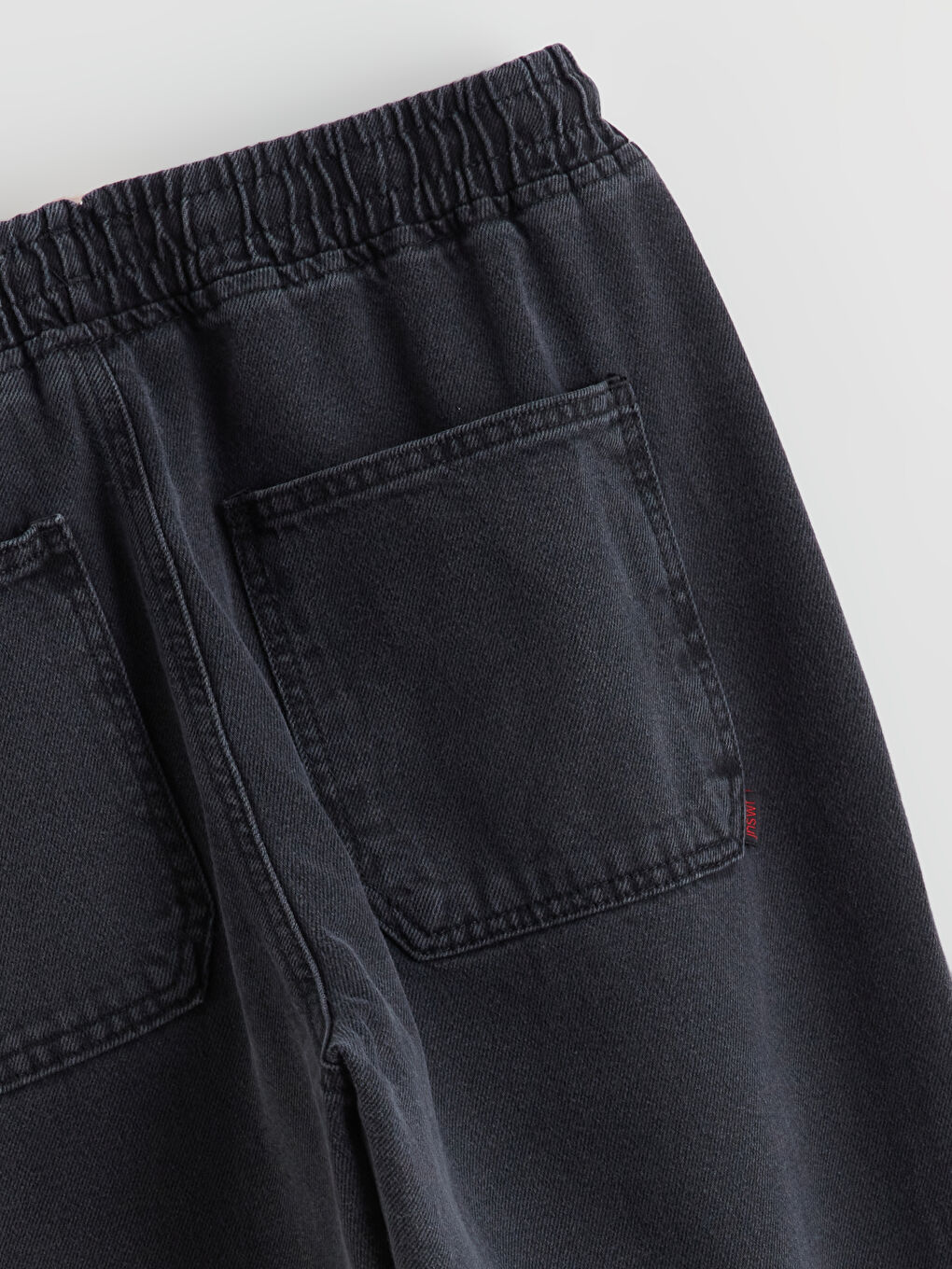 Gri Straight Fit Erkek Jean Pantolon-5