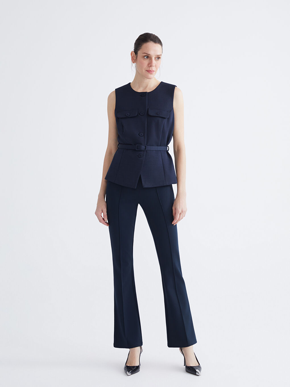 Extra Slim Fit Flared Women's Trousers