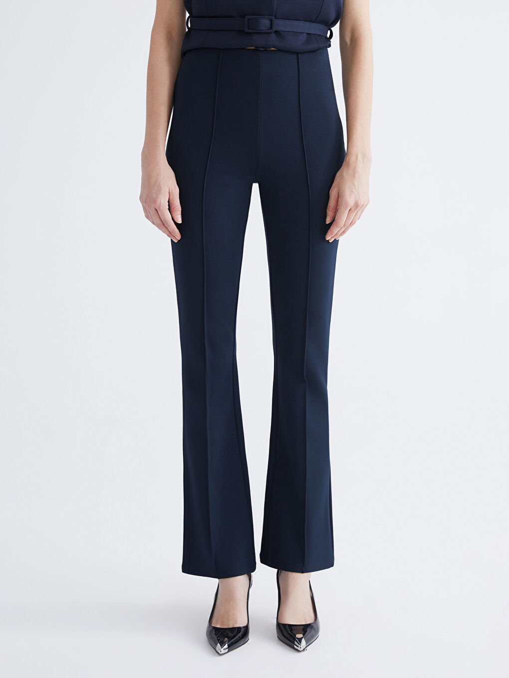 Extra Slim Fit Flared Women's Trousers-1