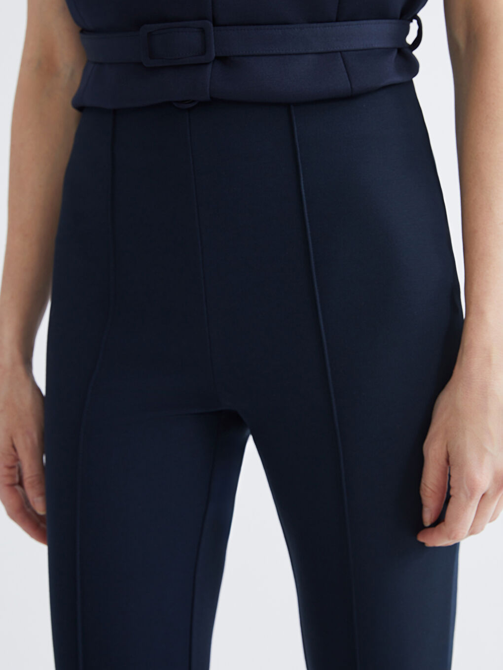 Extra Slim Fit Flared Women's Trousers-2