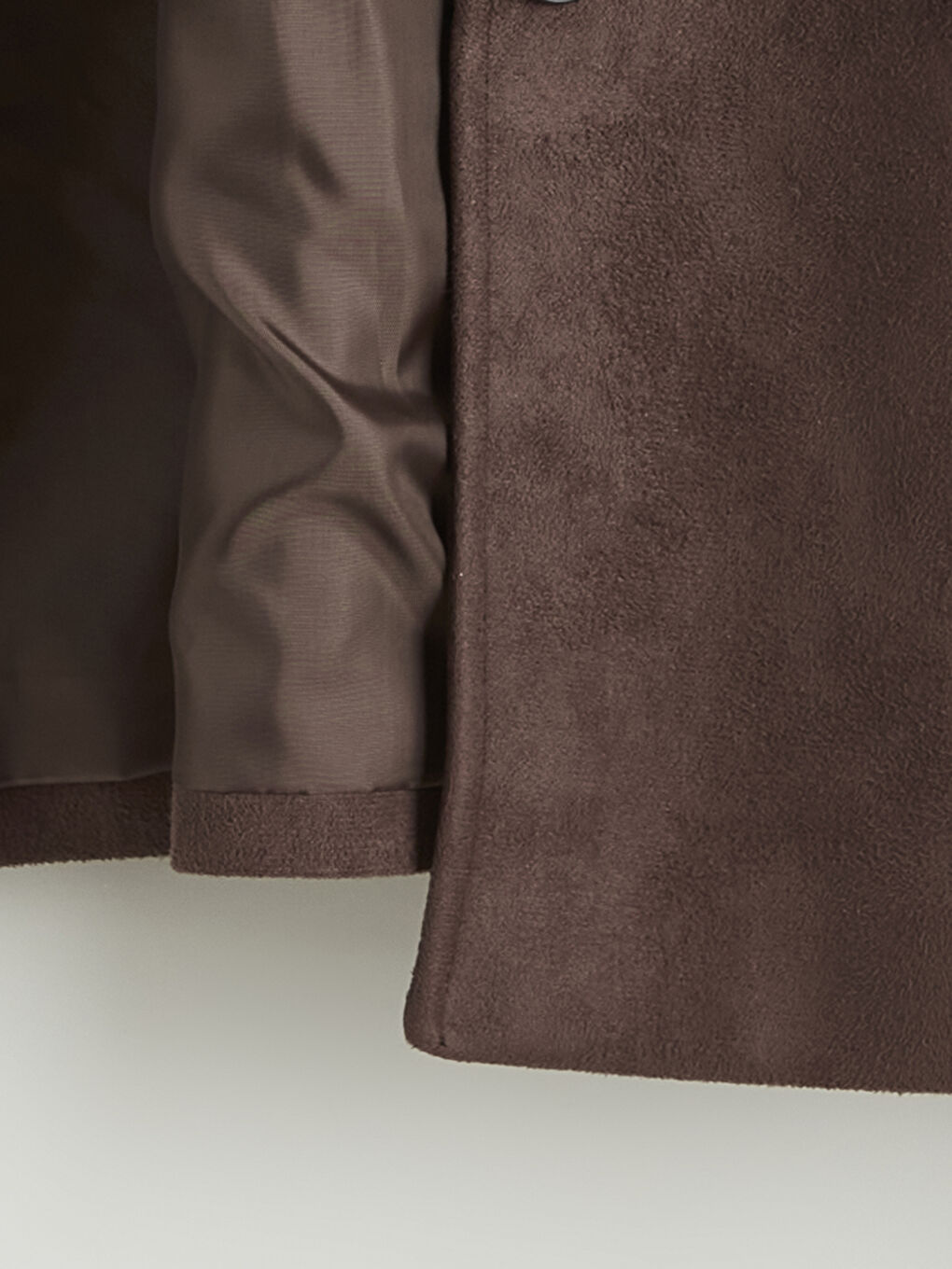 Kahverengi Kadın Süet Görünümlü Gömlek Ceket-6