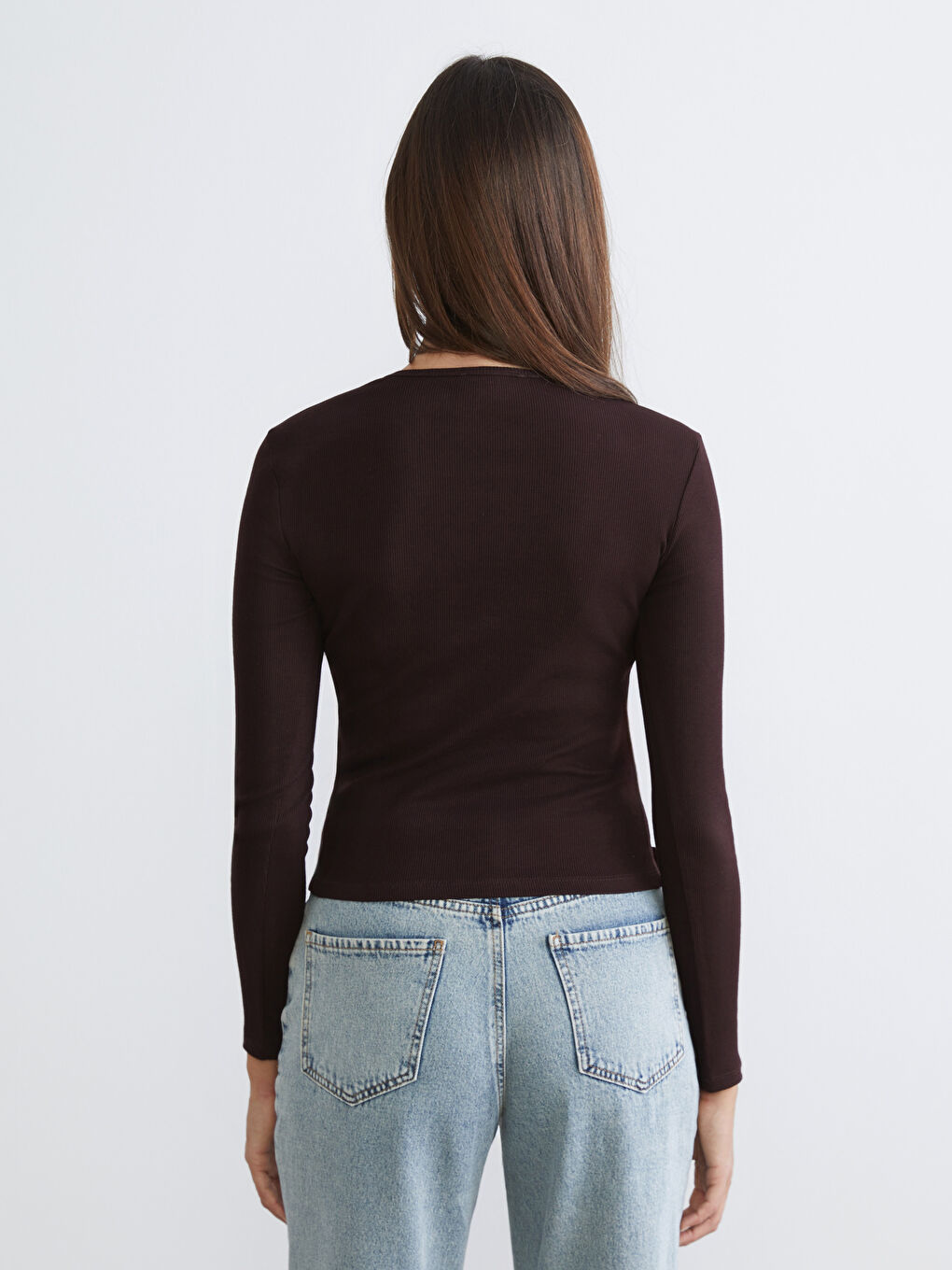 Женщины Сливовый Боди-3