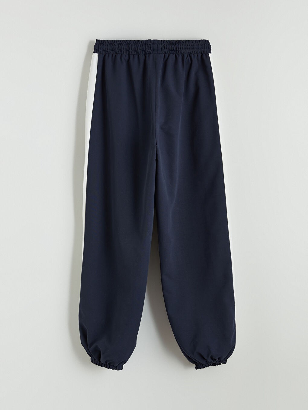 Lacivert Loose Fit Kız Çocuk Paraşüt Pantolon-2