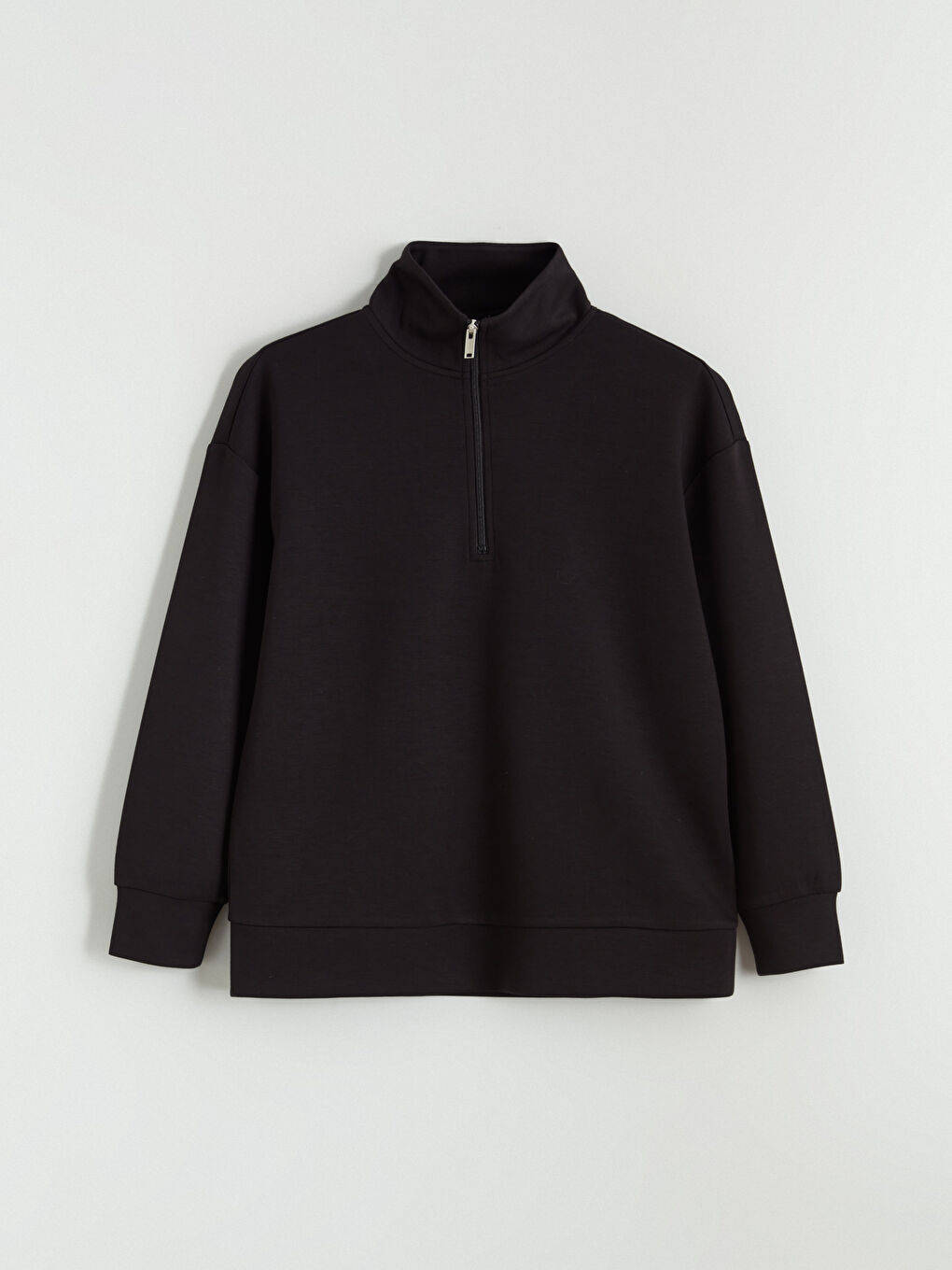 Funnel Neck Women's Sweatshirt-4